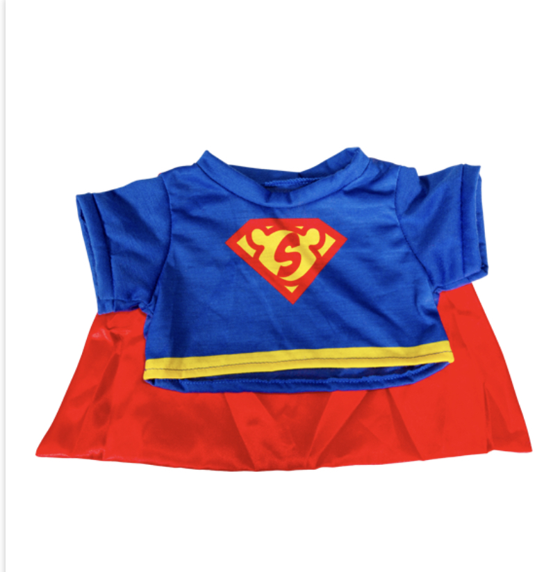 Super ted t-shirt and red cape