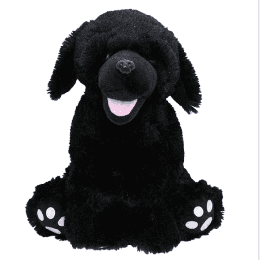 Weighted Black Labrador 16" for anxiety