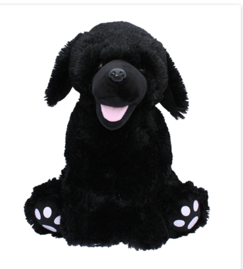 Weighted Black Labrador 16" for anxiety