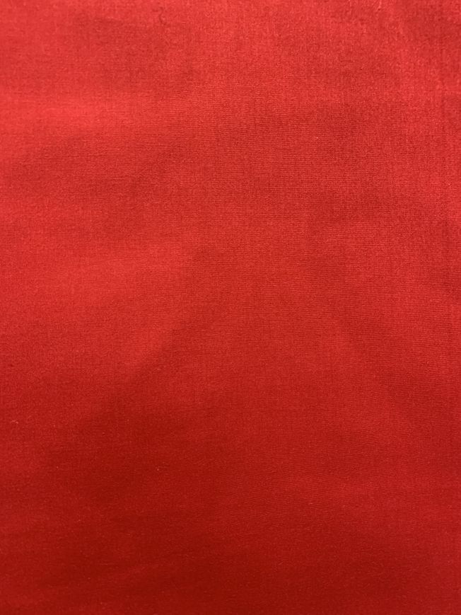 Red plain fabric 