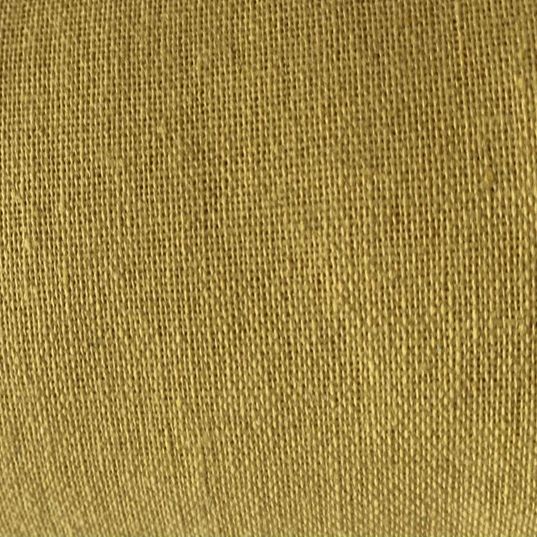 Linen mix Yellow fabric