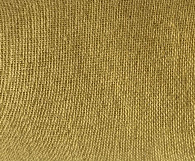 Linen mix Yellow fabric