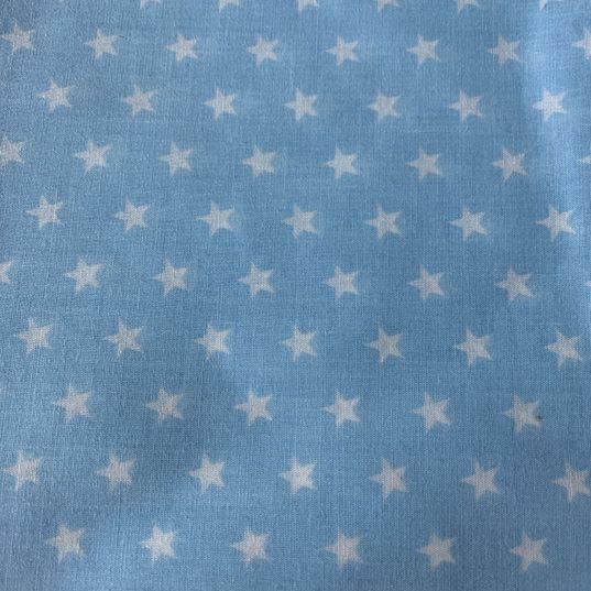 Pale Blue Star Fabric 