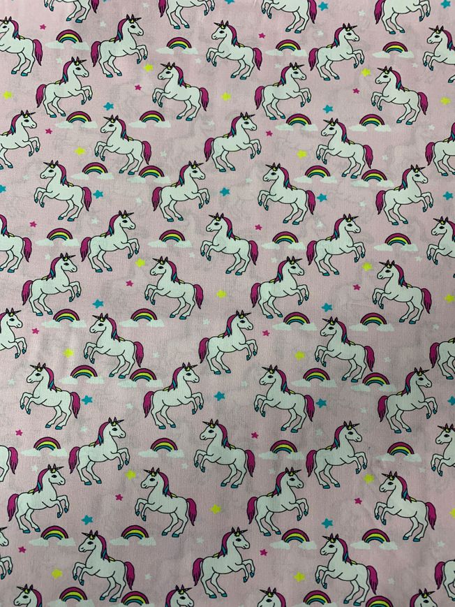 Pink Unicorn Little Johnny Fabric