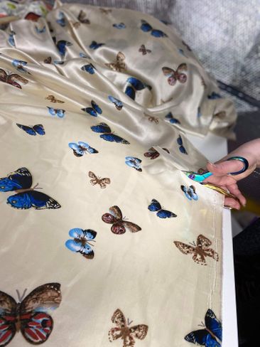 Satin Butterfly Fabrics