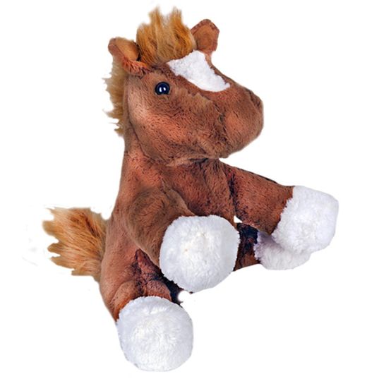 Weighted cuddly brown horse 16" for Anxiety