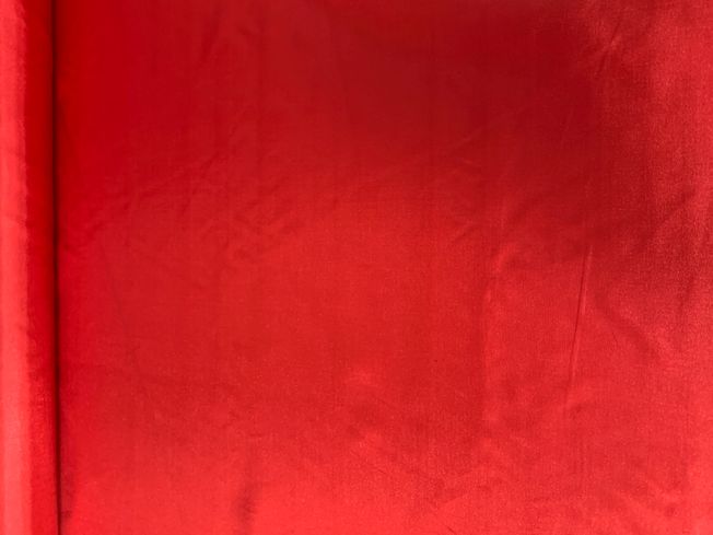 Red Habutae Faux silk 